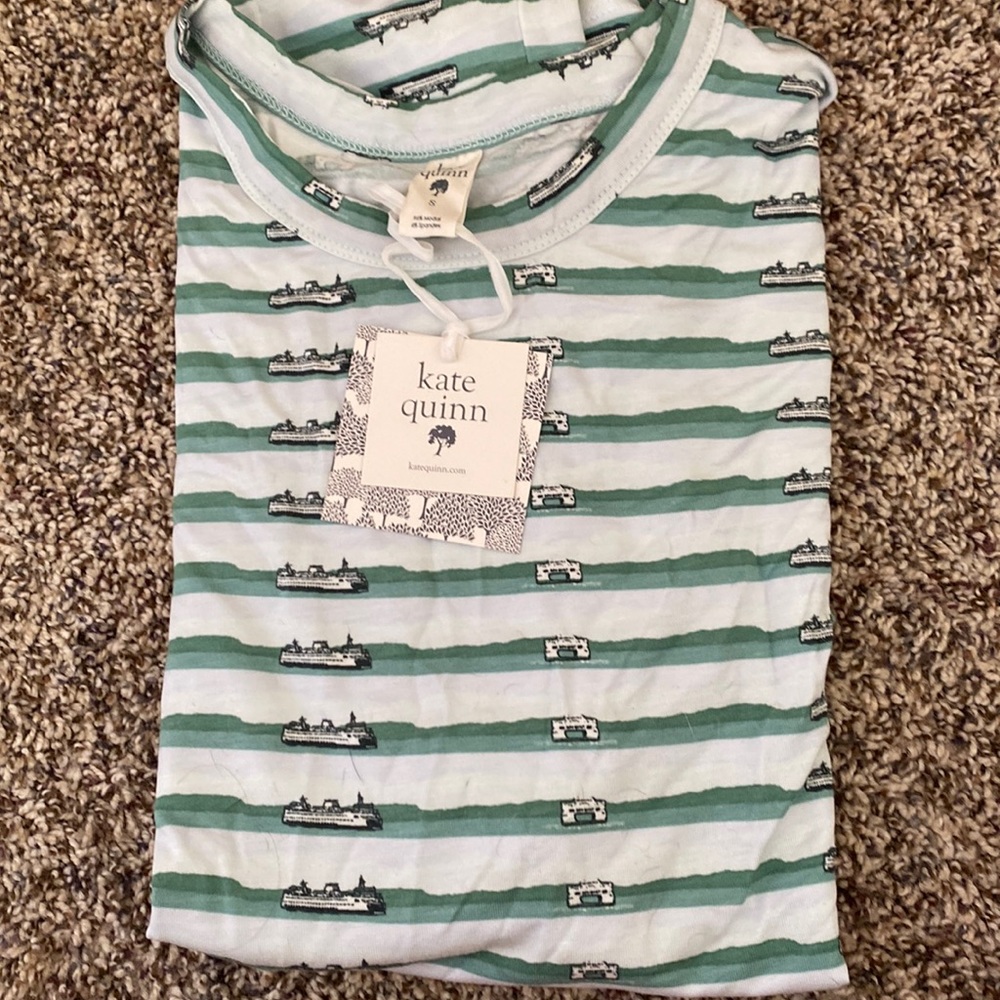Mens short sleeve ferry boat short, modal fabric